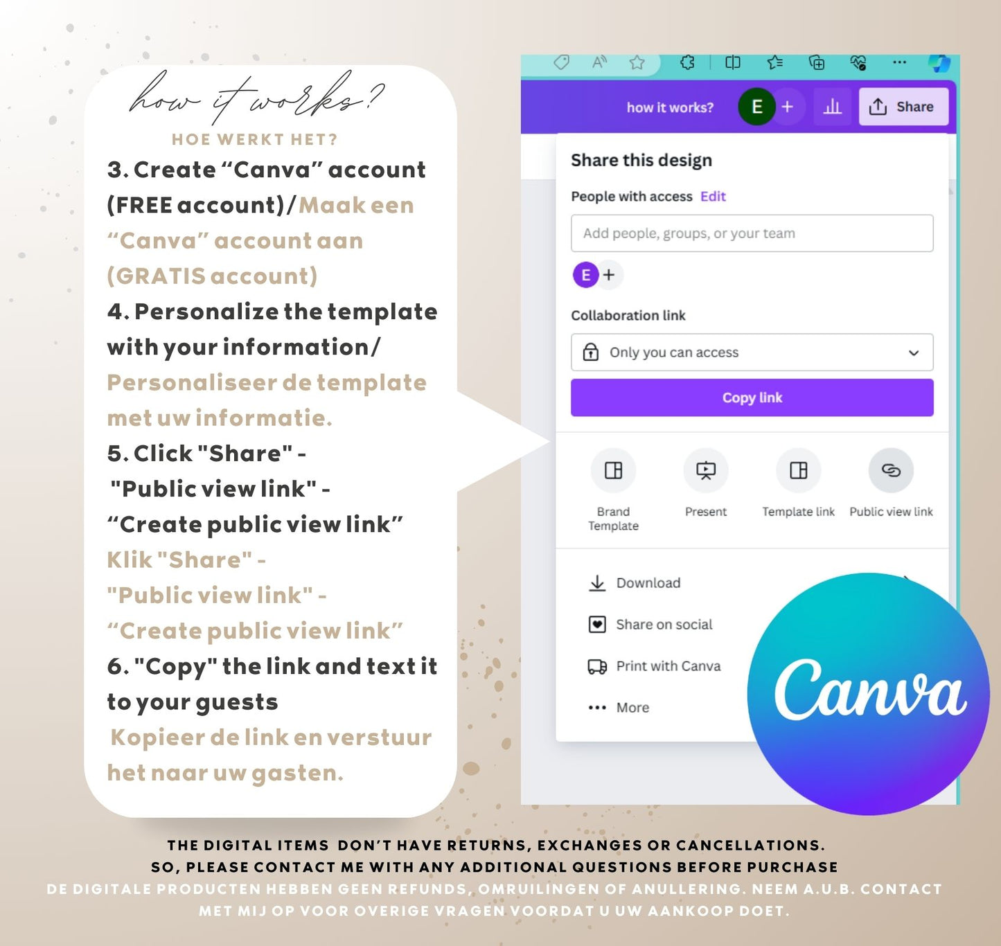 Paintball Party Invitation Canva Template /C2