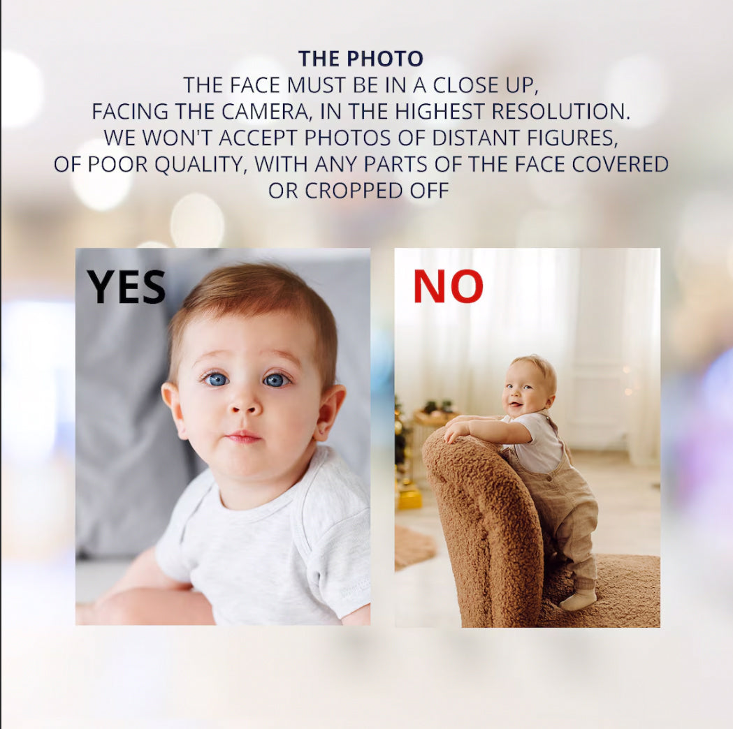 First Trip Around The Sun Cake Topper shaker with a Lights , Personalized With Photo and Name, Space 1st Birthday | P10