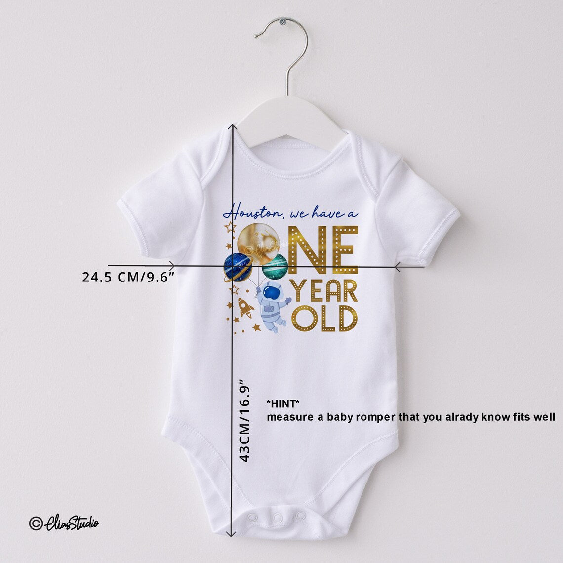 Houston We Have A One Year Old, Space 1st Birthday Onesie, Astronaut Birthday | p7