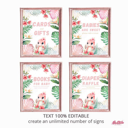 Girl Baby shower Table Decor