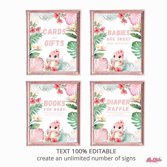 Girl Baby shower Table Decor